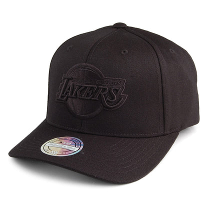 Mitchell & Ness L.A. Lakers Baseball Cap - 110 Black On Black - Black
