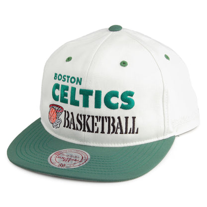 Mitchell & Ness Boston Celtics Snapback Cap - Dunk - Off-White-Green
