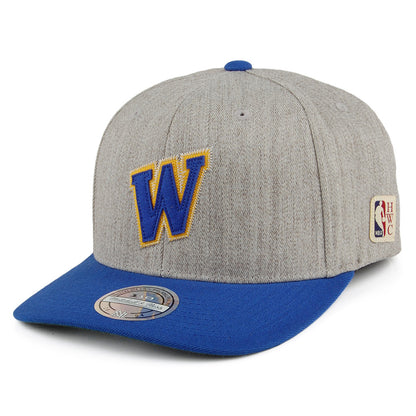 Mitchell & Ness Golden State Warriors Snapback Cap - Hometown - Grey-Blue