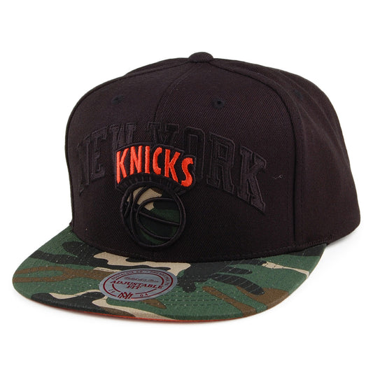 Mitchell & Ness New York Knicks Snapback Cap - Blind - Black-Camo