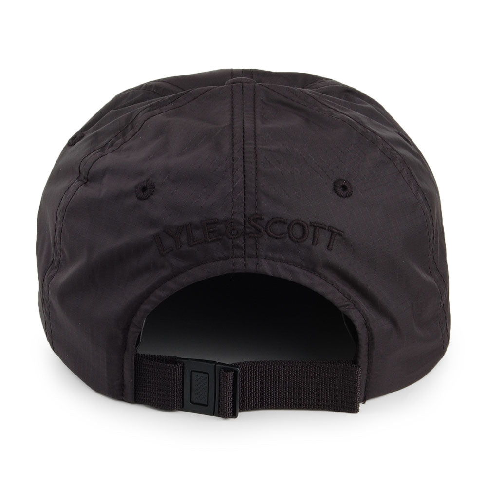 Lyle & Scott Hats Nylon Ripstop Baseball Cap - Black