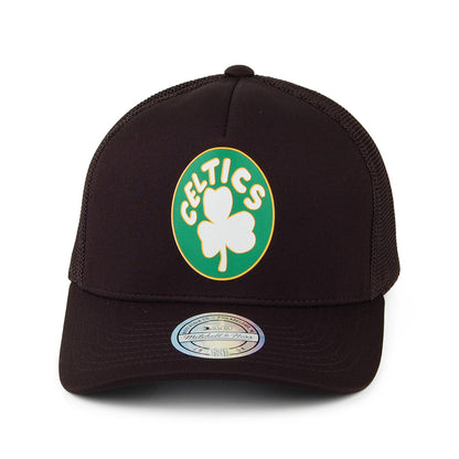 Mitchell & Ness Boston Celtics Trucker Cap - Vintage Jersey - Black