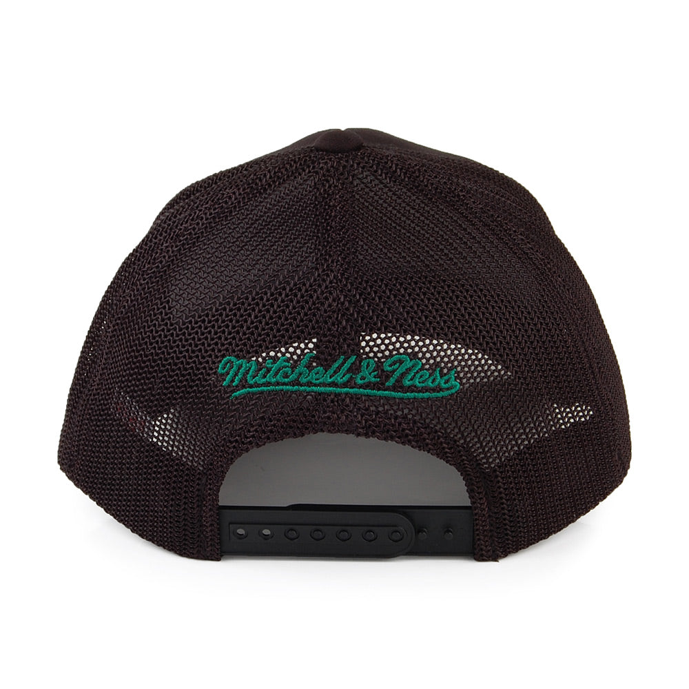 Mitchell & Ness Boston Celtics Trucker Cap - Vintage Jersey - Black
