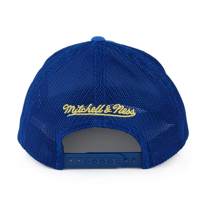 Mitchell & Ness Golden State Warriors Trucker Cap - Vintage Jersey - Blue