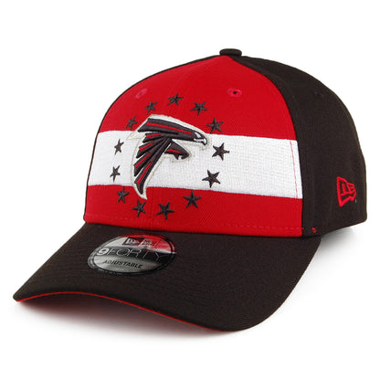 New Era 9FORTY Atlanta Falcons Baseball Cap - NFL Draft - Red-Black
