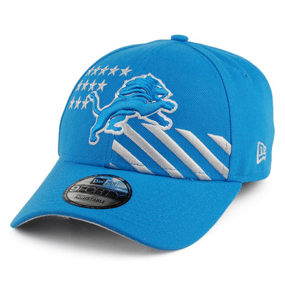 New Era 9FORTY Detroit Lions Baseball Cap - NFL Draft - Blue