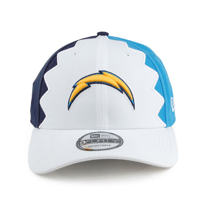 New Era 9FORTY Los Angeles Chargers Baseball Cap - NFL Draft - White-Blue