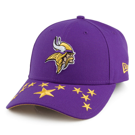 New Era 9FORTY Minnesota Vikings Baseball Cap - NFL Draft - Purple