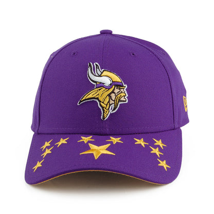 New Era 9FORTY Minnesota Vikings Baseball Cap - NFL Draft - Purple