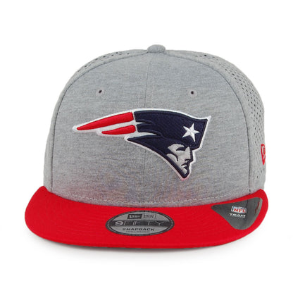 New Era 9FIFTY New England Patriots Snapback Cap - Shadow Tech - Grey-Red