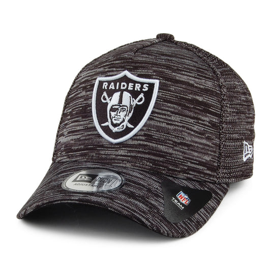 New Era 9FORTY Las Vegas Raiders A-Frame Baseball Cap - Engineered Fit - Black Mix