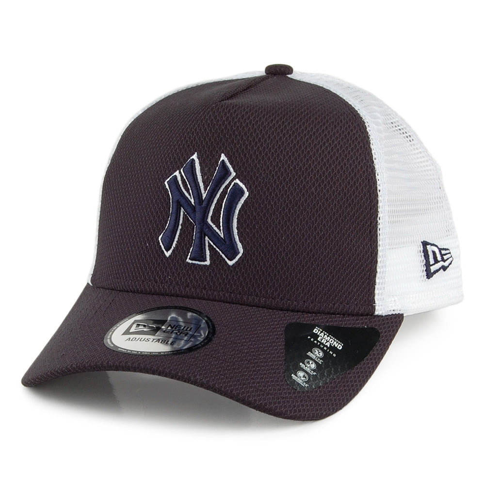 New Era New York Yankees Trucker Cap - Diamond Era - Black