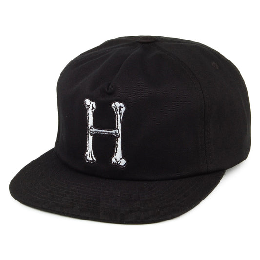HUF Bone Classic H Snapback Cap - Black