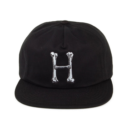 HUF Bone Classic H Snapback Cap - Black