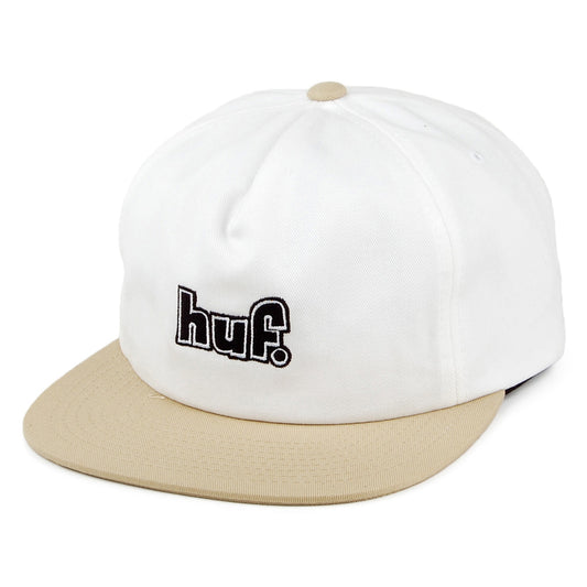 HUF 1993 Logo Cotton Strapback Cap - White