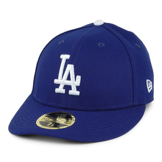 New Era 59FIFTY L.A. Dodgers Low Profile Baseball Cap - MLB On Field AC Perf - Blue