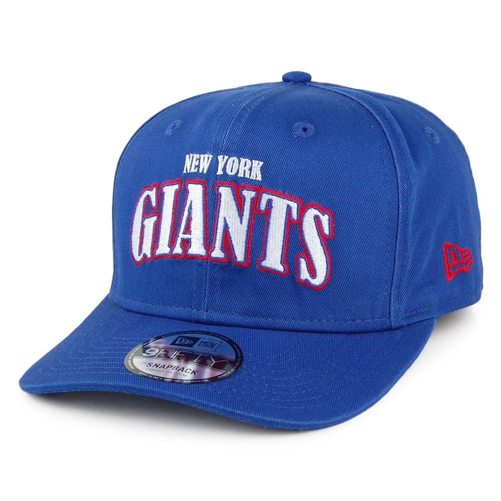 New Era 9FIFTY New York Giants Snapback Cap - NFL Pre-Curved - Blue ...