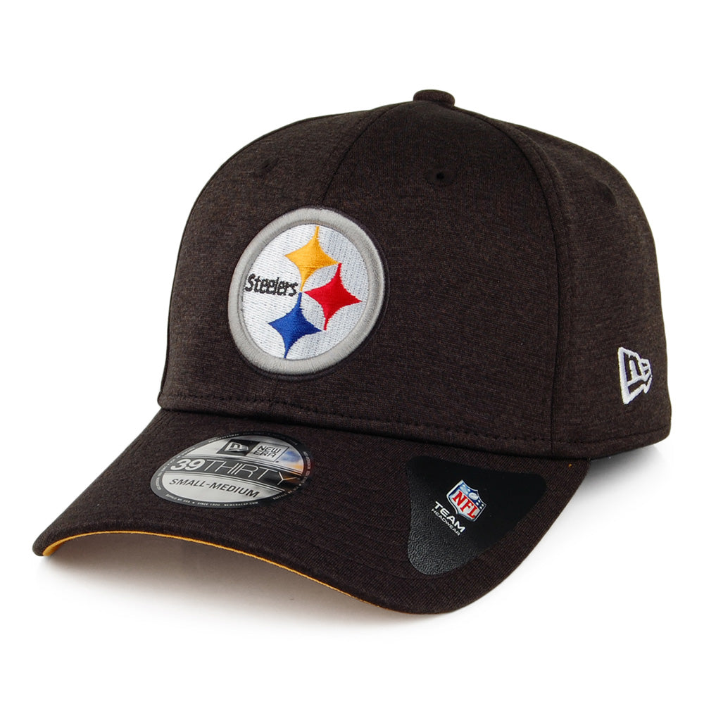 New Era 39THIRTY Pittsburgh Steelers Baseball Cap - NFL Shadow Tech - Black