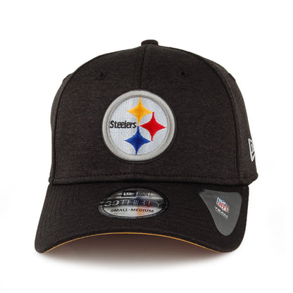 New Era 39THIRTY Pittsburgh Steelers Baseball Cap - NFL Shadow Tech - Black