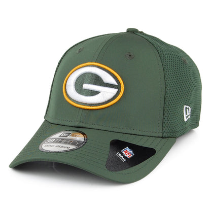 New Era 39THIRTY Green Bay Packers Baseball Cap - NFL Featherweight - Green