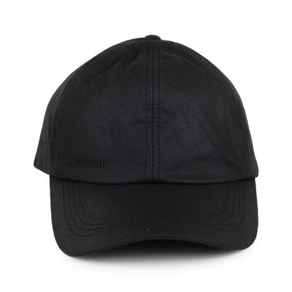 Barbour Hats Prestbury Sports Waxed Cotton Baseball Cap - Black