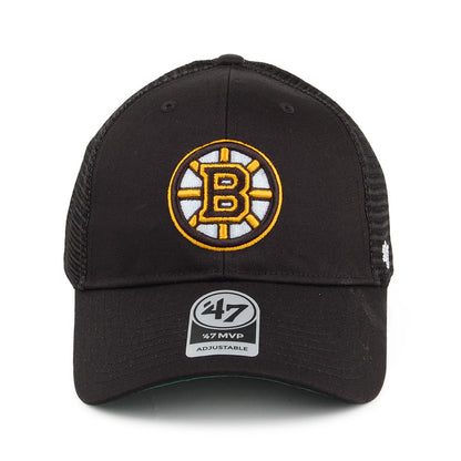 47 Brand Boston Bruins Trucker Cap - NHL Branson MVP - Black