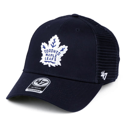 47 Brand Toronto Maple Leafs Trucker Cap - NHL Branson MVP - Navy Blue