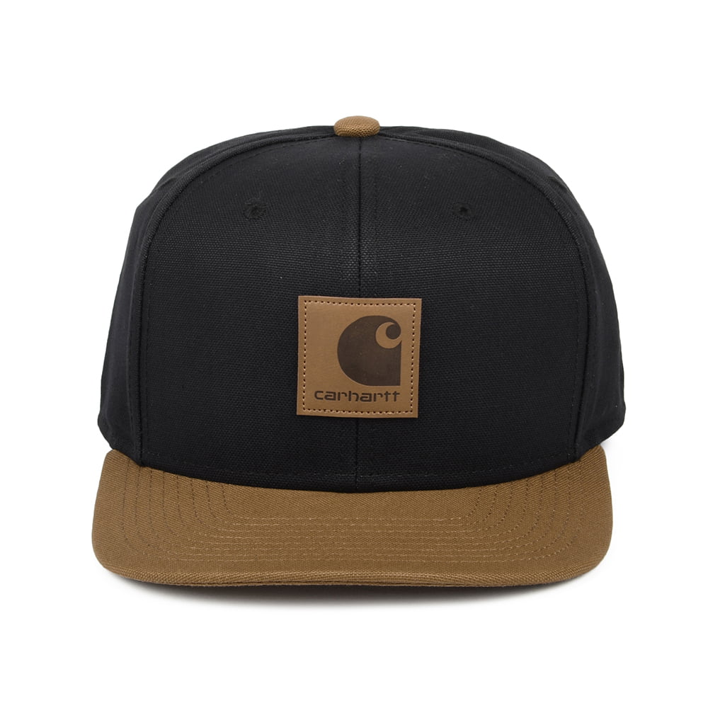 Carhartt WIP Hats Bi-Coloured Logo Snapback Cap - Black-Brown