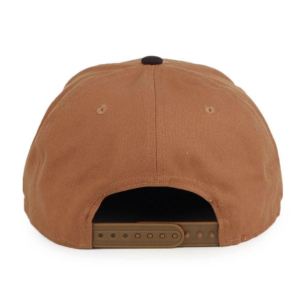 Carhartt WIP Hats Bi-Coloured Logo Snapback Cap - Brown-Black