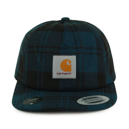 Carhartt WIP Hats Pulford Check Cotton Twill Unstructured Strapback Cap - Blue-Multi
