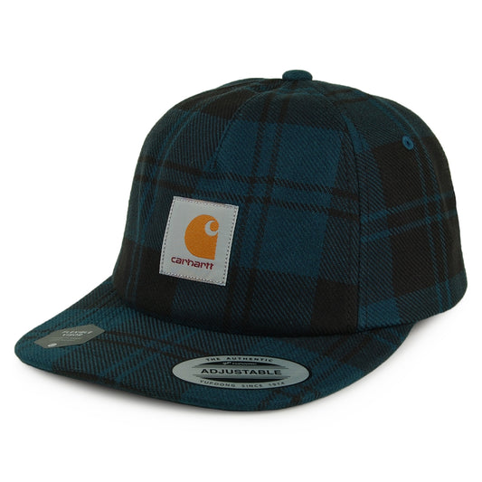 Carhartt WIP Hats Pulford Check Cotton Twill Unstructured Strapback Cap - Blue-Multi
