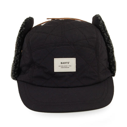 Barts Hats Aspen Baseball Cap With Earflaps - Black