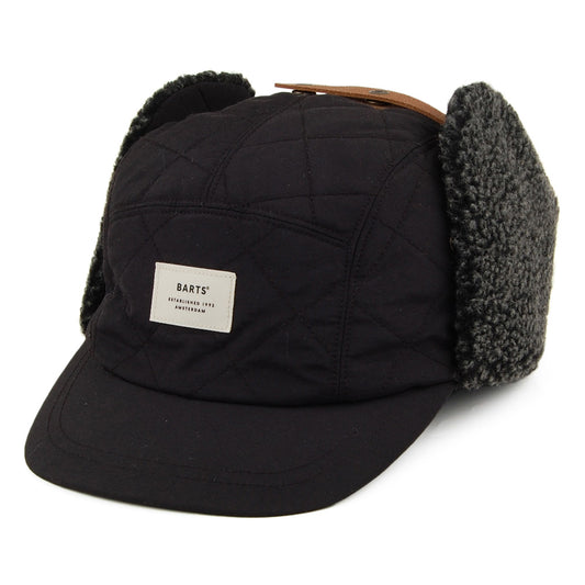 Barts Hats Aspen Baseball Cap With Earflaps - Black