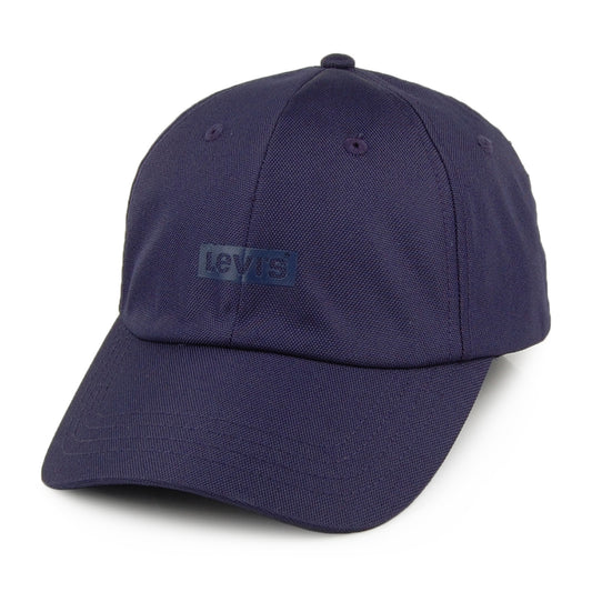 Levi's Hats Baby Tab Logo 600D Water Resistant Baseball Cap - Navy Blue