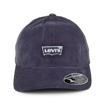 Levi's Hats Batwing Cord Flexfit Baseball Cap - Navy Blue