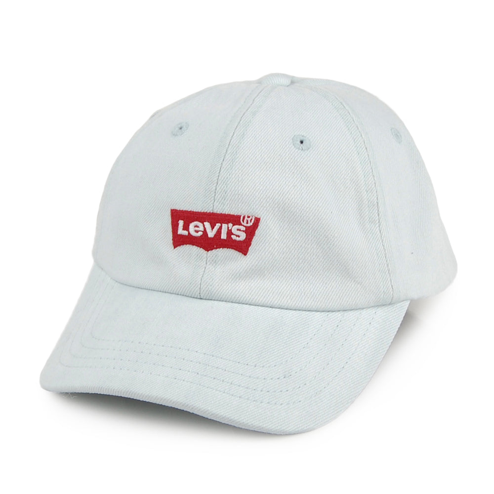 Levi's Hats Mid Batwing Denim Baseball Cap - Light Blue