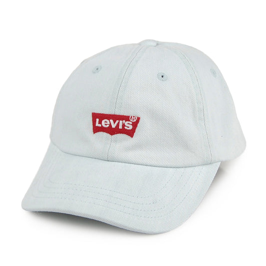 Levi's Hats Mid Batwing Denim Baseball Cap - Light Blue