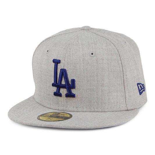 New Era 59FIFTY L.A. Dodgers Baseball Cap - MLB Heather Gray Series - Heather Grey