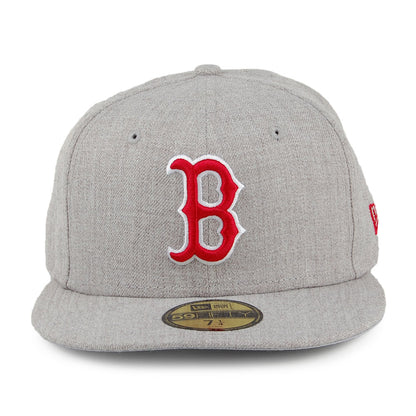 New Era 59FIFTY Boston Red Sox Baseball Cap - MLB Heather Gray Series - Heather Grey