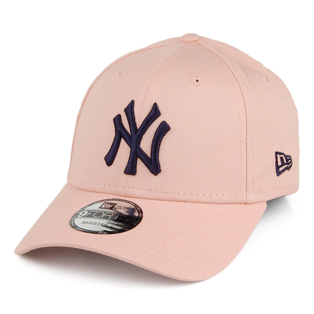 New Era 9FORTY New York Yankees Baseball Cap - MLB League Essential - Pink-Navy