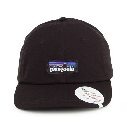 Patagonia Hats P-6 Label Organic Cotton Canvas LoPro Trad Baseball Cap - Black