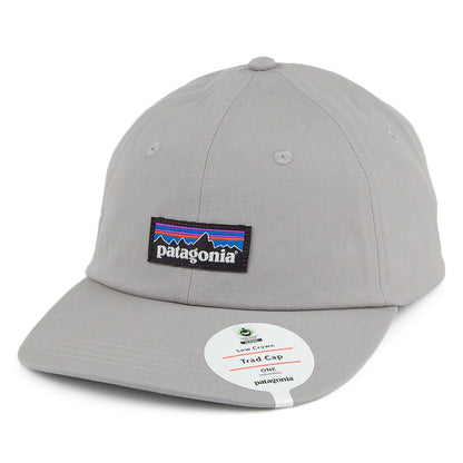Patagonia Hats P-6 Label Organic Cotton Canvas LoPro Trad Baseball Cap - Light Grey