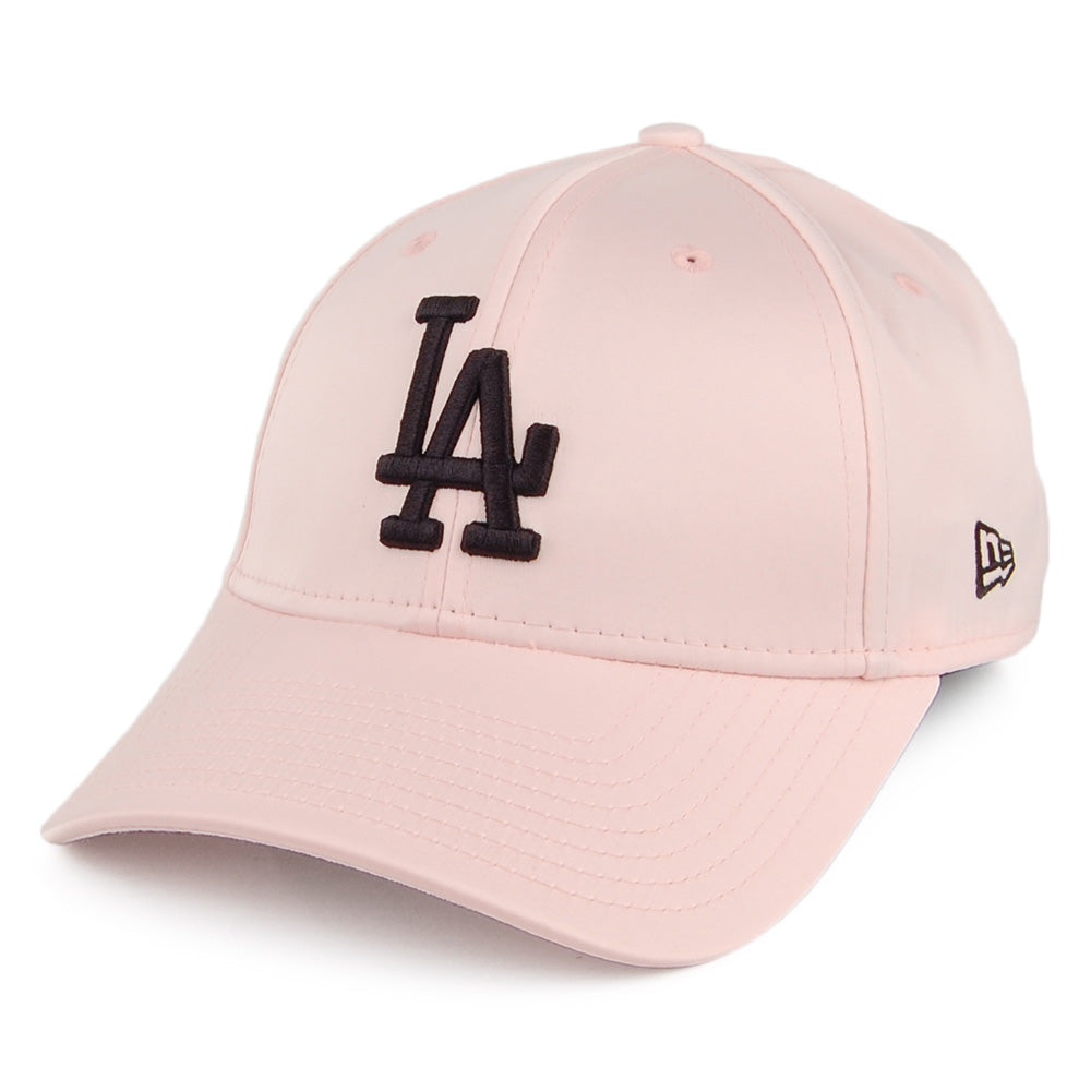 New Era Womens 9FORTY L.A. Dodgers Satin Baseball Cap - MLB - Pink-Black