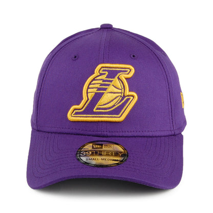 New Era 39THIRTY L.A. Lakers Baseball Cap - NBA - Purple