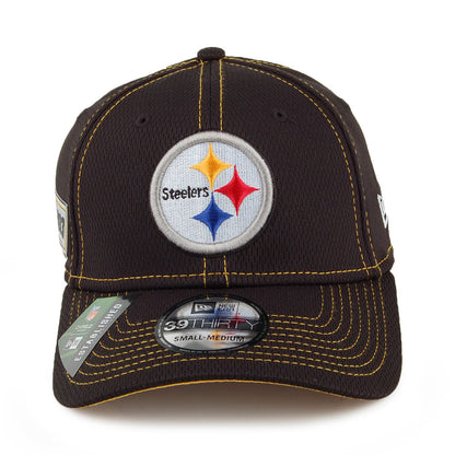 New Era 39THIRTY Pittsburgh Steelers Baseball Cap - NFL Onfield Road - Black