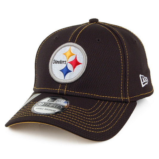 New Era 39THIRTY Pittsburgh Steelers Baseball Cap - NFL Onfield Road - Black