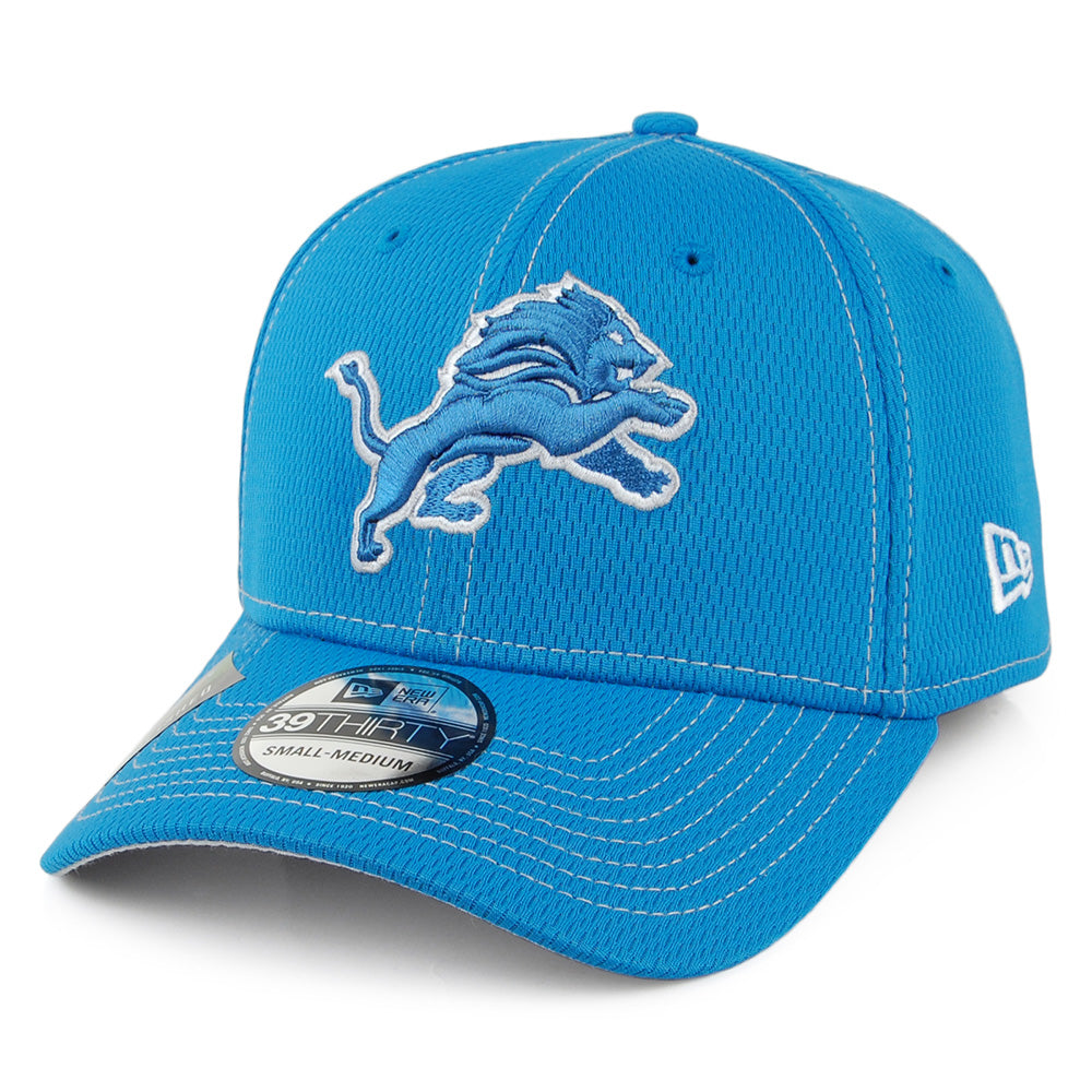 New Era 39THIRTY Detroit Lions Baseball Cap - NFL Onfield Road - Blue