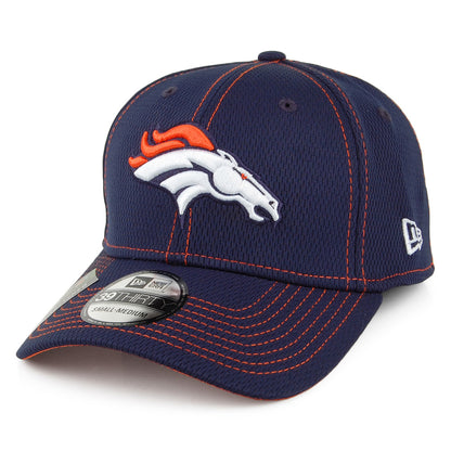 New Era 39THIRTY Denver Broncos Baseball Cap - NFL Onfield Road - Navy Blue