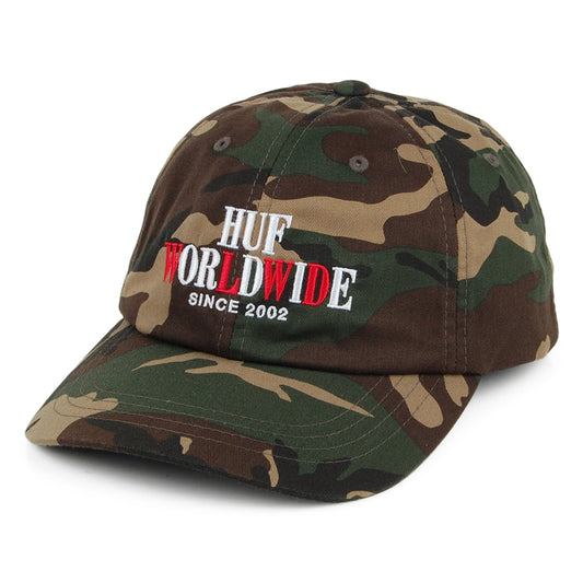 HUF Huf Or Die Curved Visor Baseball Cap - Camouflage