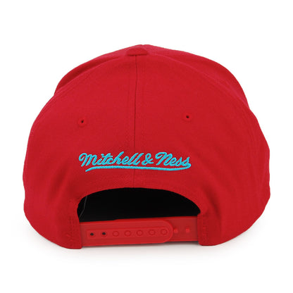 Mitchell & Ness L.A. Lakers Snapback Cap - Red/Teal - Red